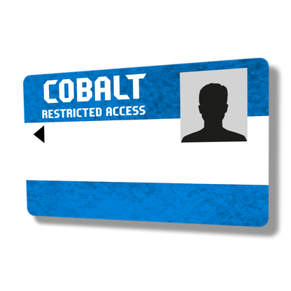 Rust Cobalt Card