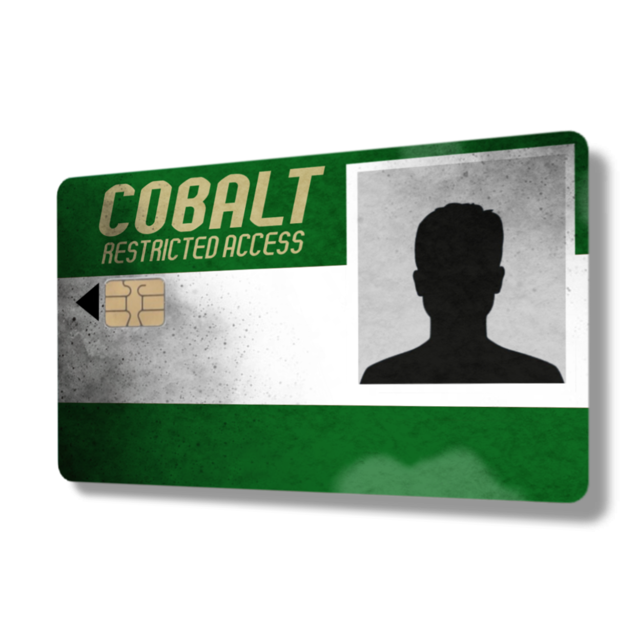 Distressed Rust Cobalt Card