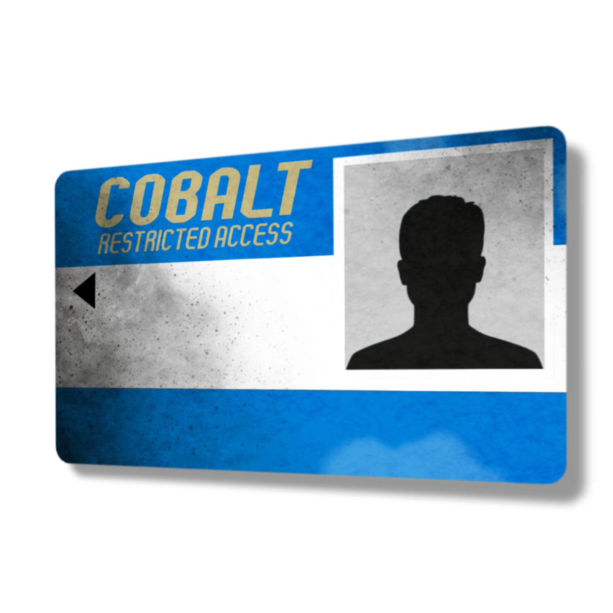 Distressed Rust Cobalt Card