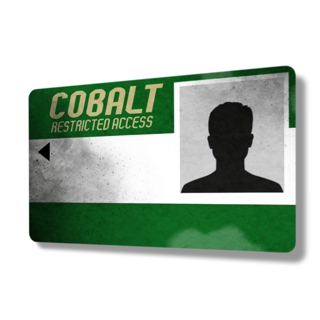 Distressed Rust Cobalt Card