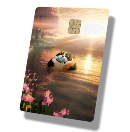 Minecraft Cat Catching Fish