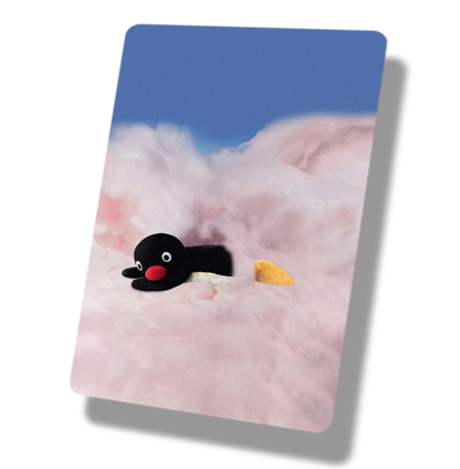 Penguin Cotton Candy Clouds