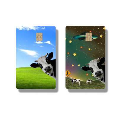 Grass & Space Cow Meme