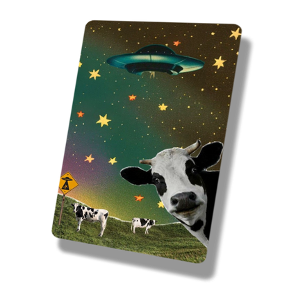 Grass & Space Cow Meme