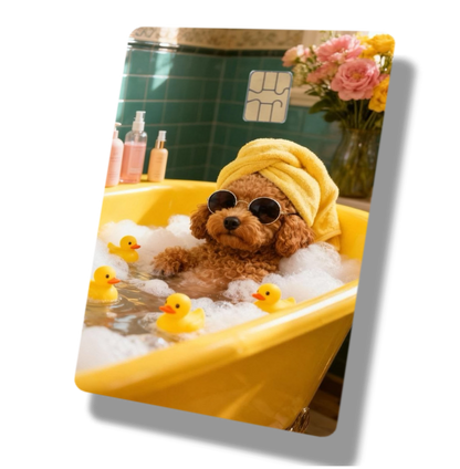 Dog Rubber Duck Bath