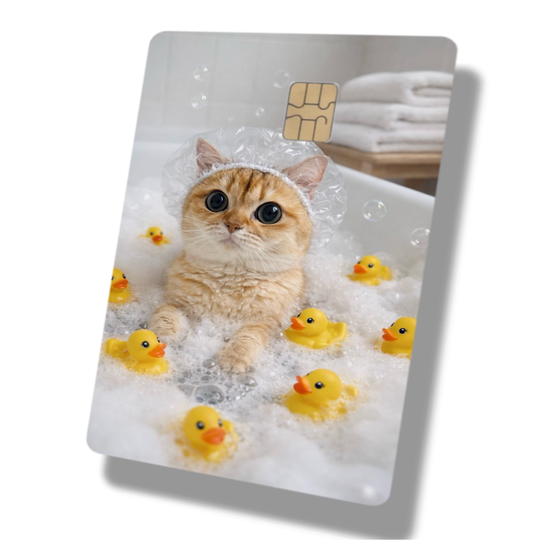 Cat Rubber Duck Bath