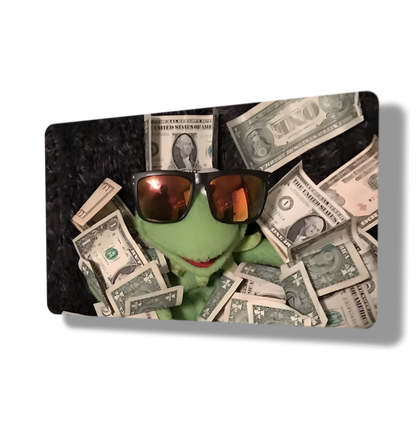 Frog Raining In Money