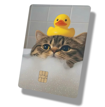 Cat Bubbles and a Rubber Duck