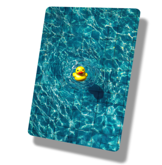Rubber Duck in a Pool