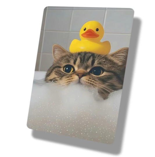 Cat Bubbles and a Rubber Duck