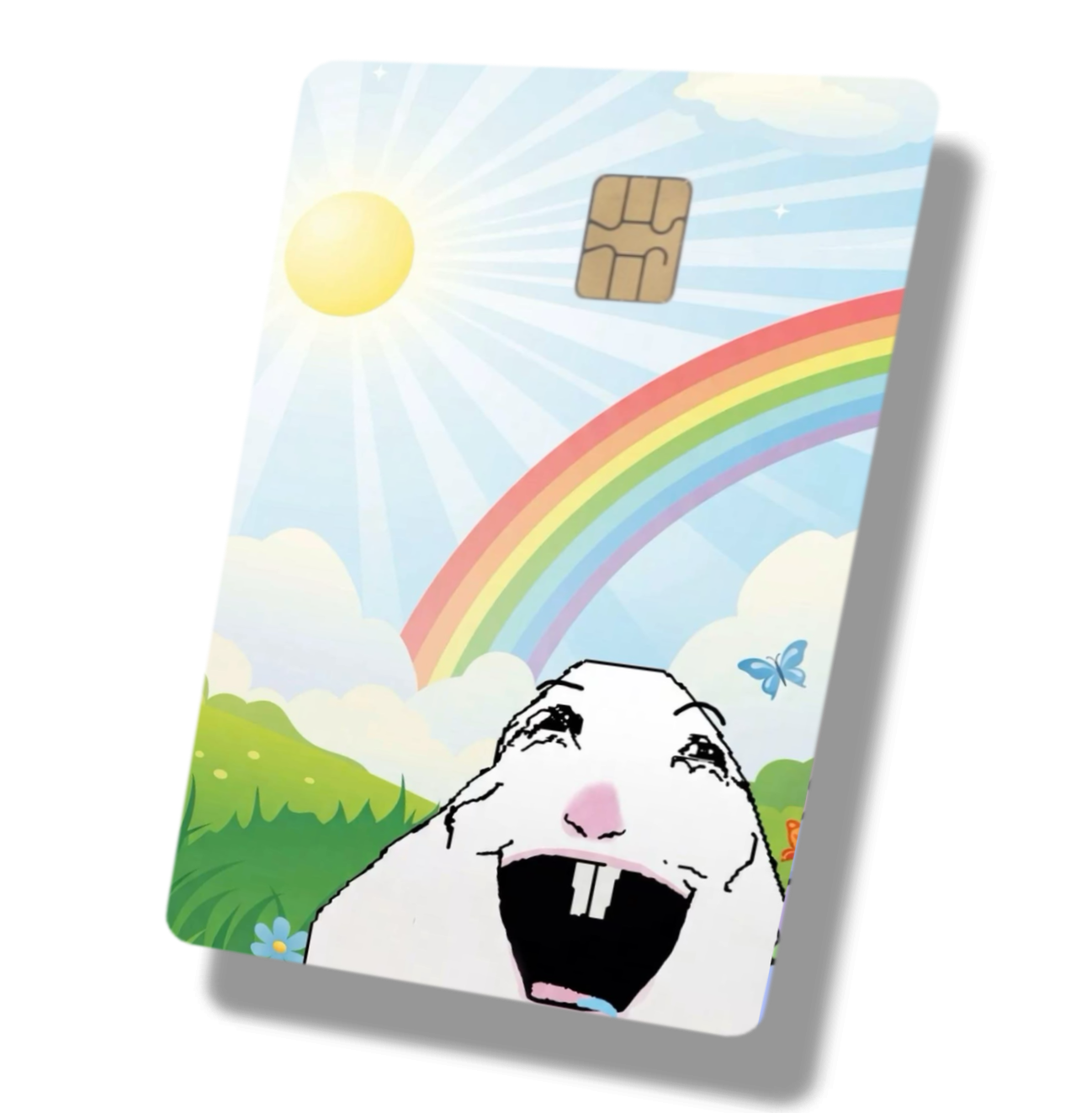 Goofy Hamster Rainbow Meme