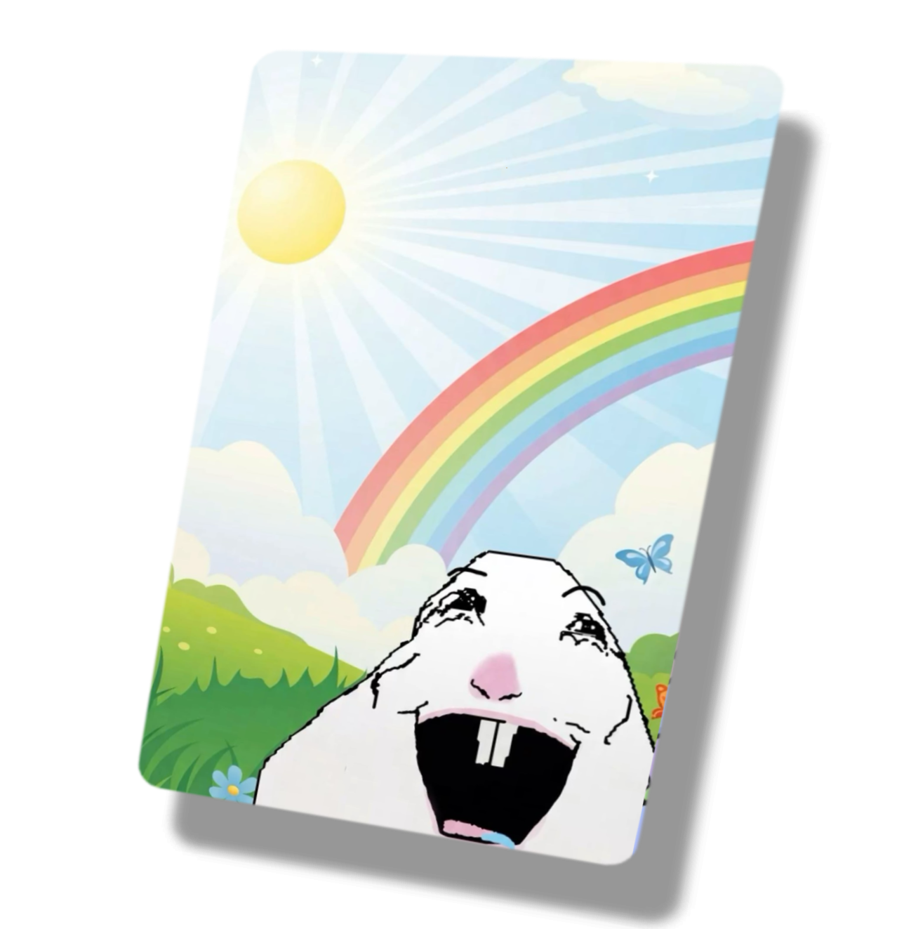 Goofy Hamster Rainbow Meme