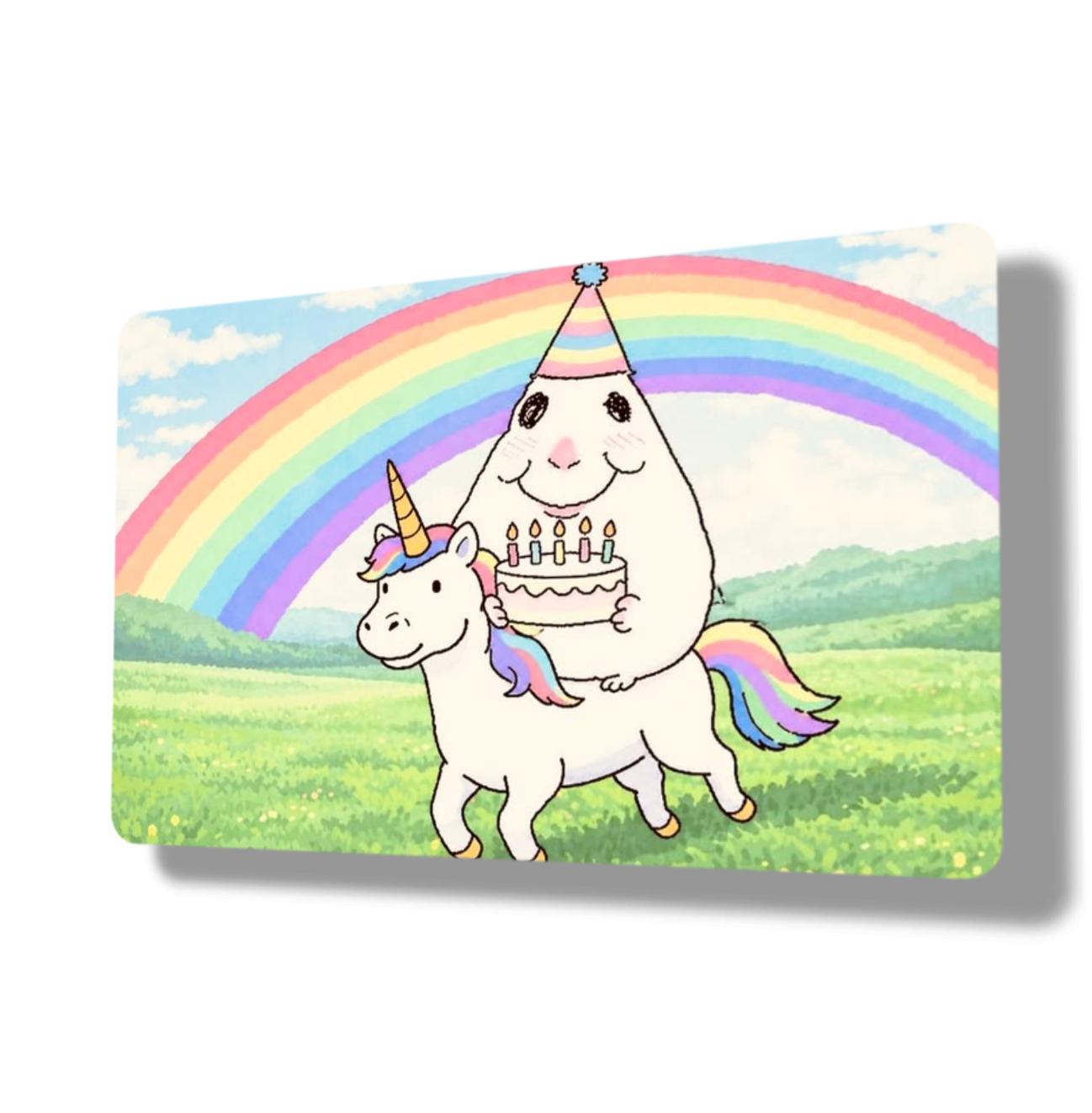 Birthday Unicorn Goofy Hamster Meme