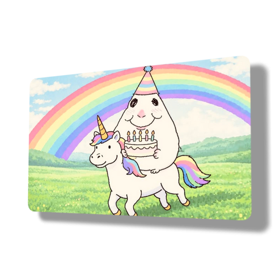 Birthday Unicorn Goofy Hamster Meme