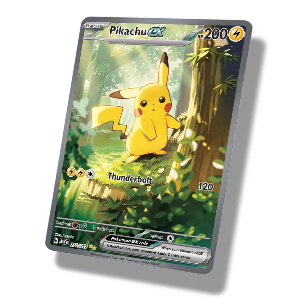 Pokemon Pikachu EX Full Art 276/217