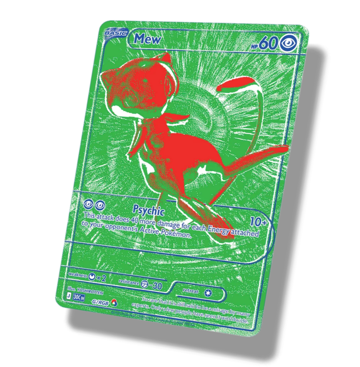 Pokemon RGB Green Mew Full Art
