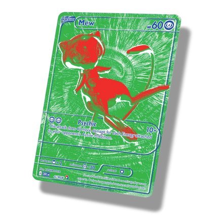 Pokemon RGB Green Mew Full Art