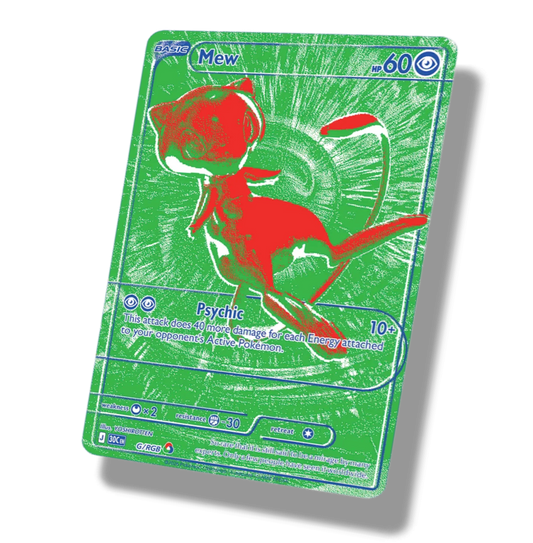 Pokemon RGB Green Mew Full Art
