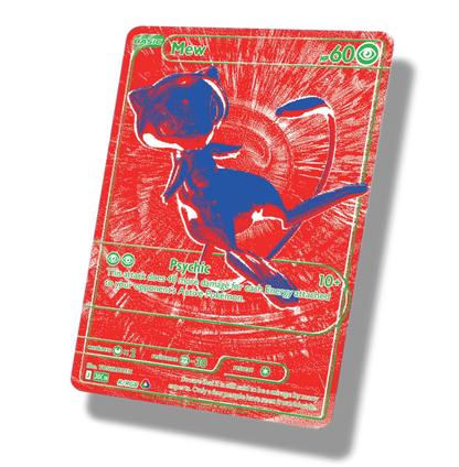 Pokemon RGB Red Mew Full Art