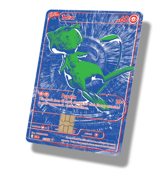 Pokemon RGB Blue Mew Full Art