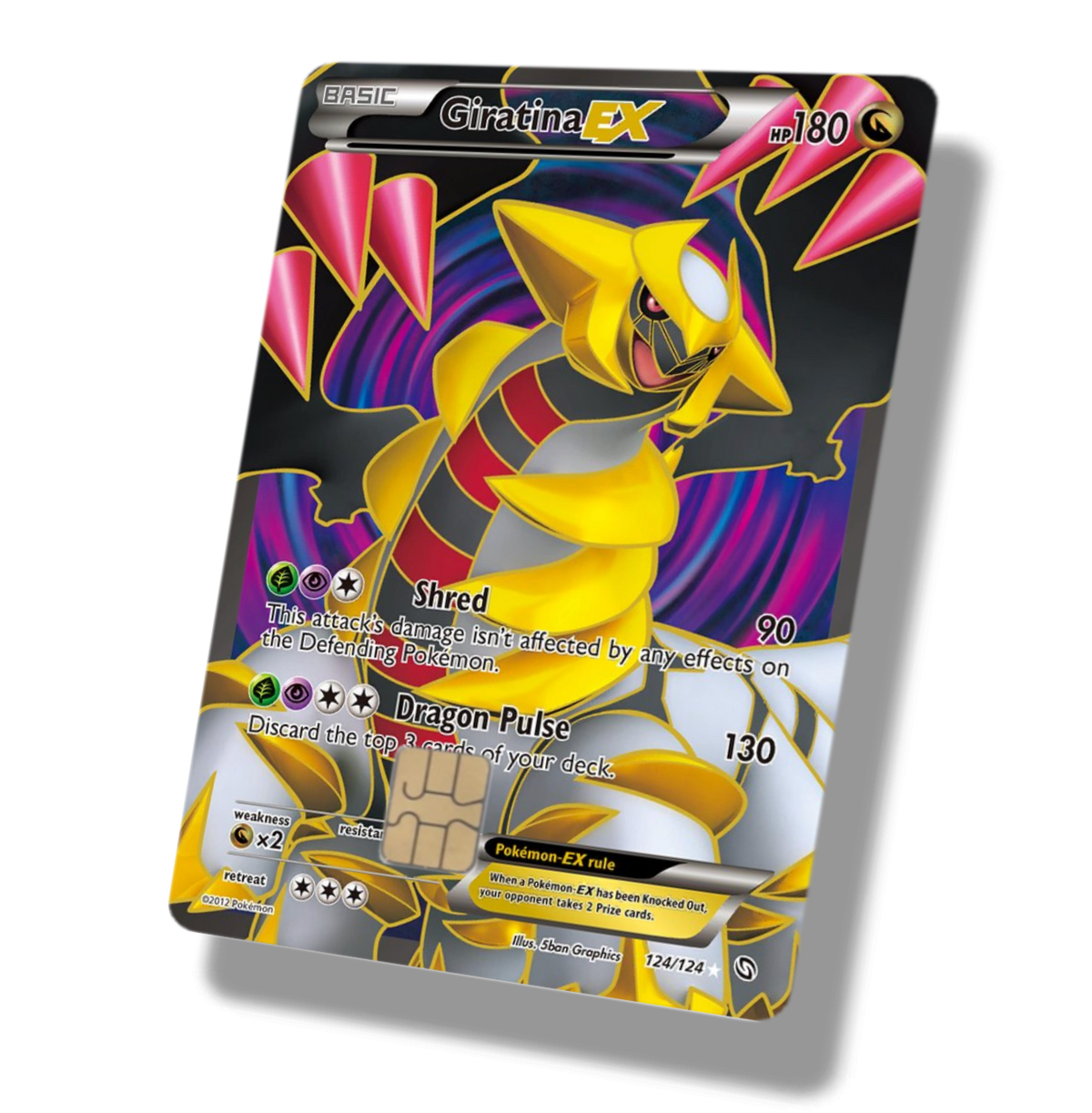 Pokemon Giratina EX Full Art 124/124