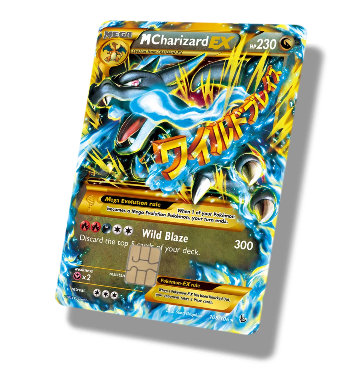 Pokemon M Charizard EX Full Art 108/106