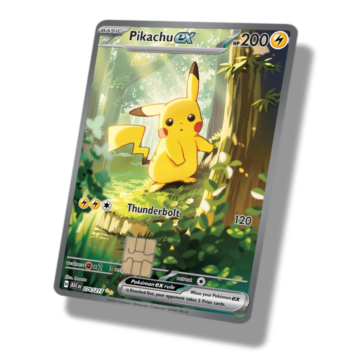 Pokemon Pikachu EX Full Art 276/217