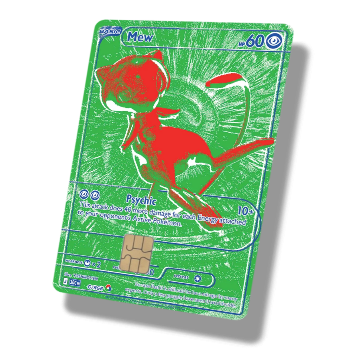 Pokemon RGB Green Mew Full Art