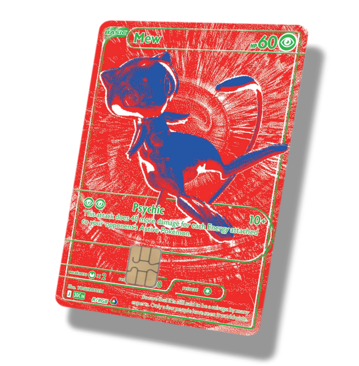 Pokemon RGB Red Mew Full Art
