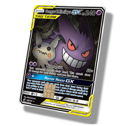 Pokemon Gengar & Mimikyu GX Tag Team 165/181