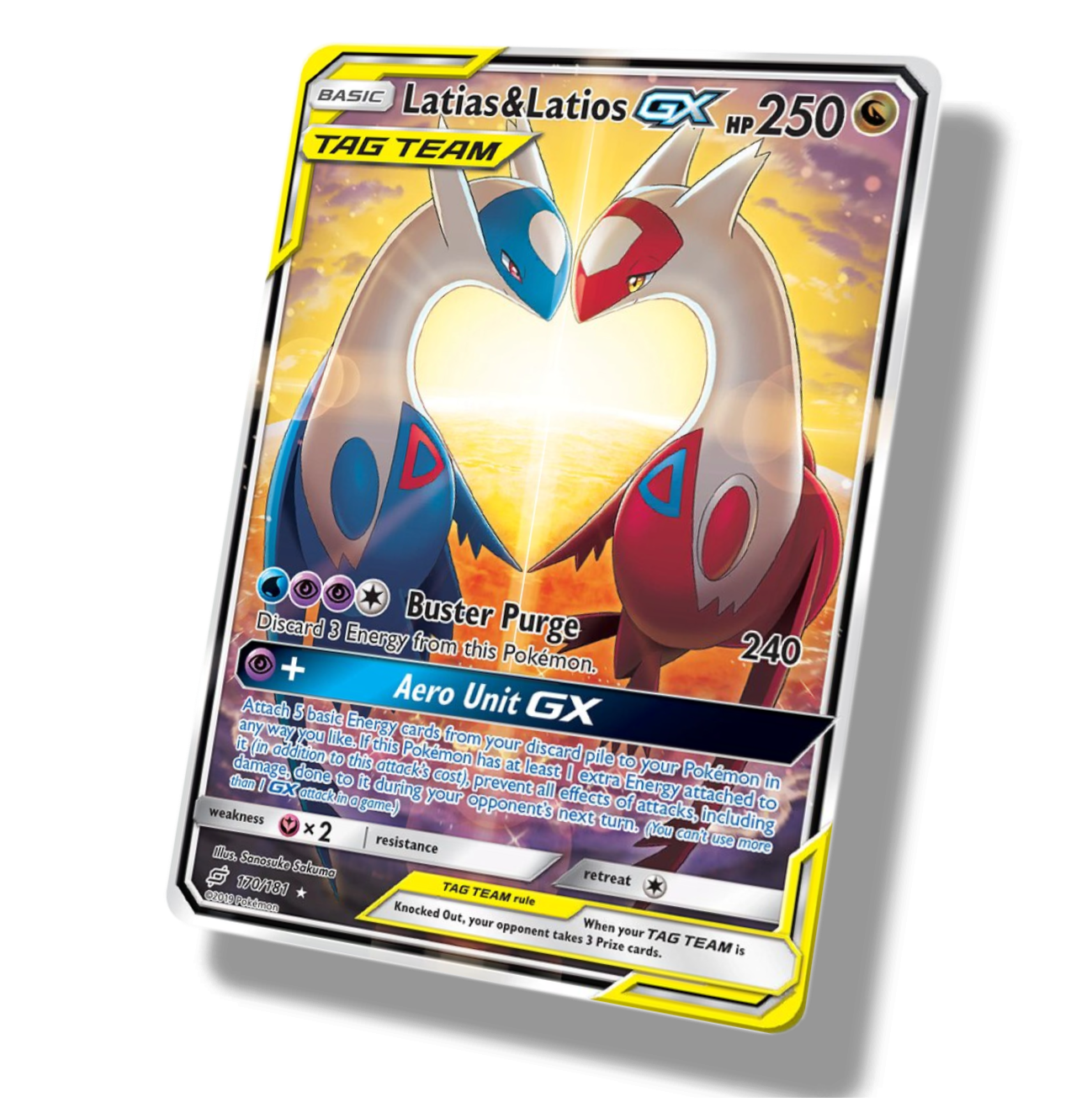 Pokemon Latios & Latias Tag Team GX 170/181