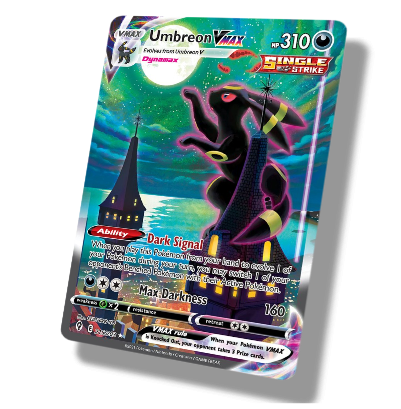 Pokemon Umbreon VMAX 215/203