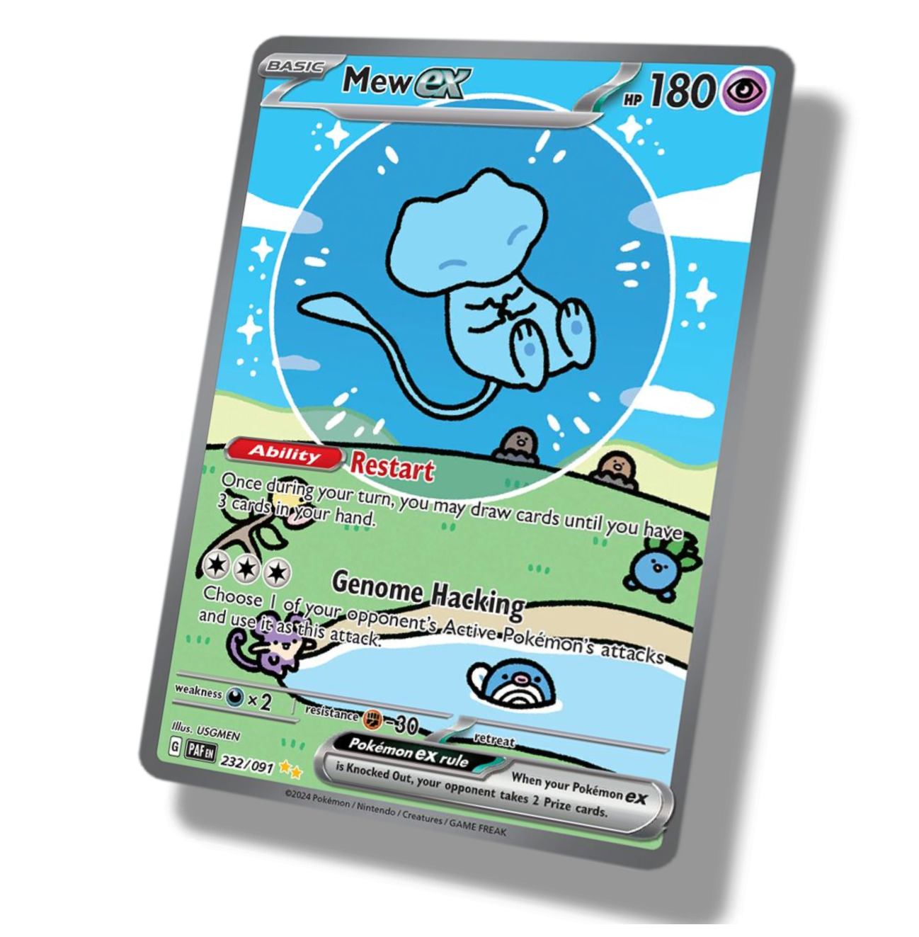 Pokemon Bubble Mew EX 232/091