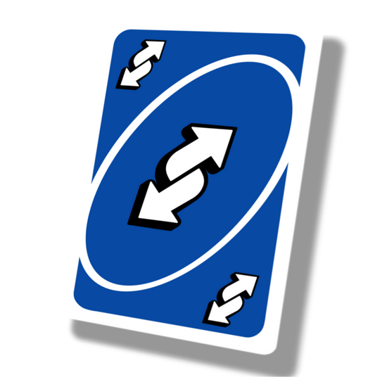 Uno Blue Reverse