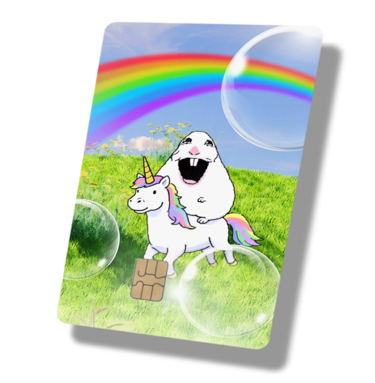 Rainbow Unicorn Hamster Meme
