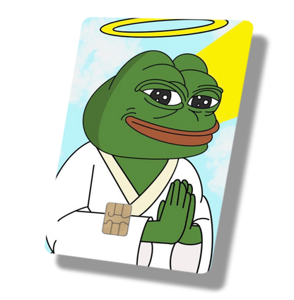 Angel Pepe Praying Meme