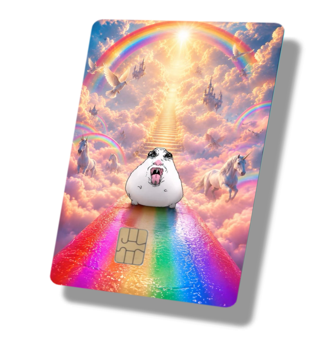 Rainbow Unicorn Hamster Meme