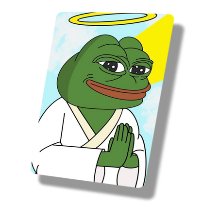 Angel Pepe Praying Meme