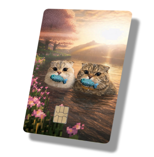 Minecraft Cat Catching Fish